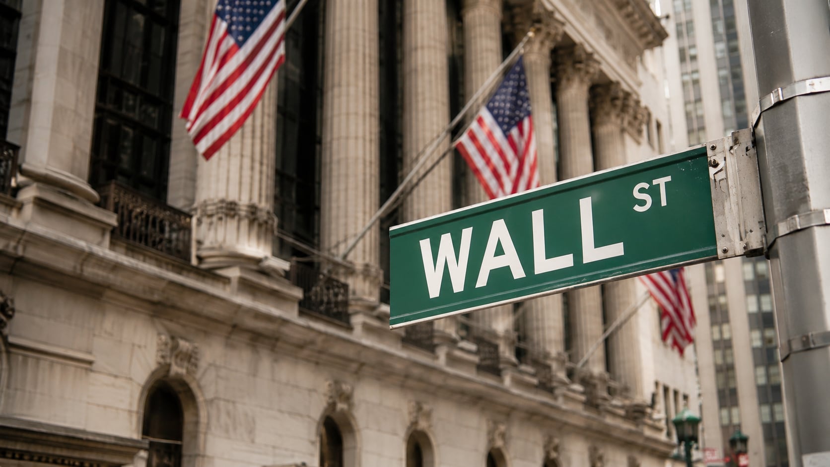 Wall Street street sign